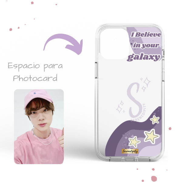 Purple Galaxy Window Case